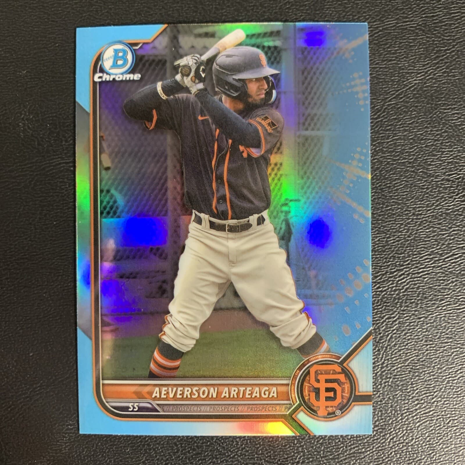 Aeverson Arteaga trading card