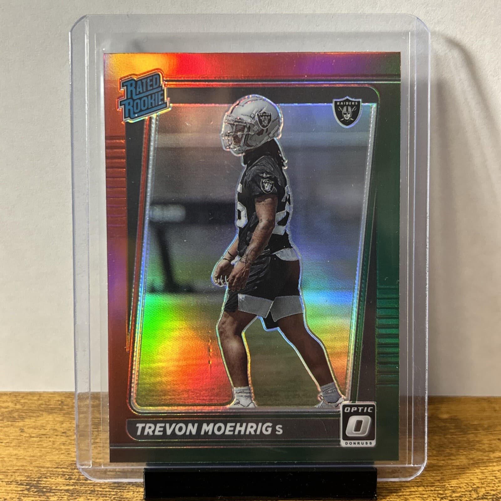Tre'von Moehrig trading card