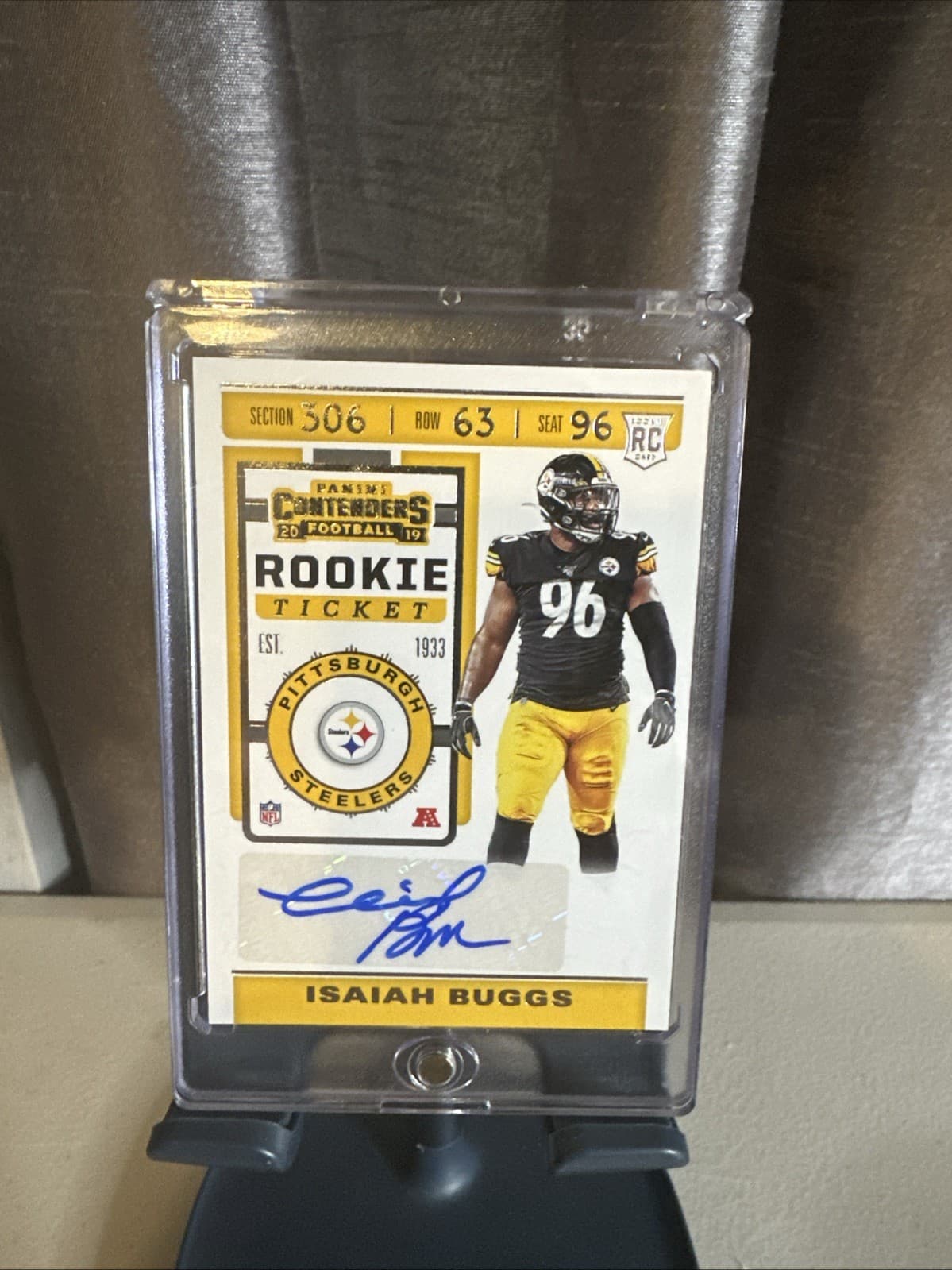 Isaiah Buggs trading card