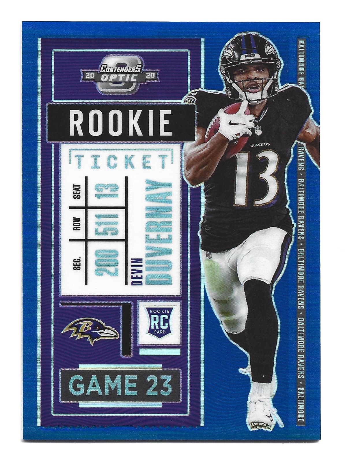 Devin Duvernay 2020 panini Panini Contenders Optic