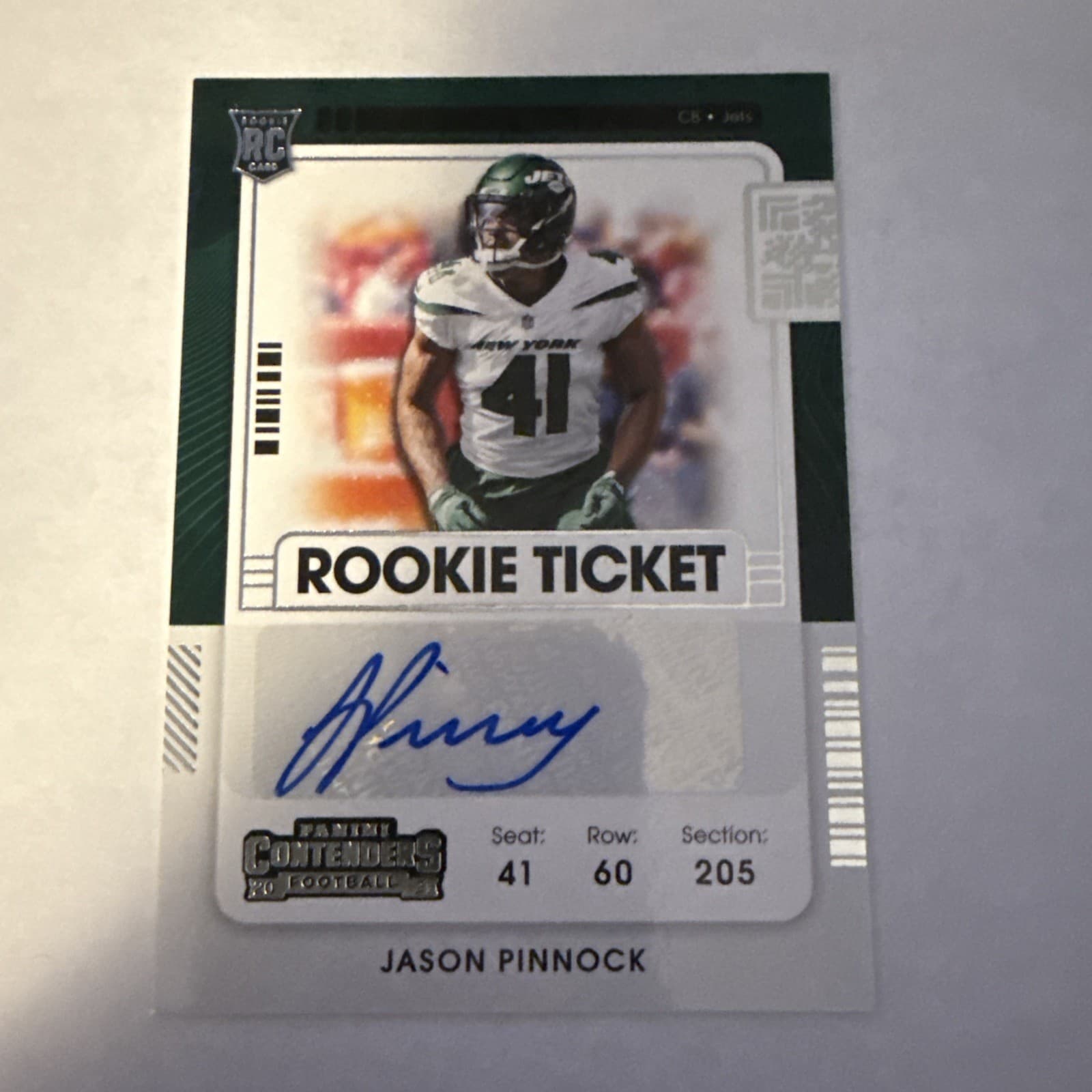 Jason Pinnock trading card