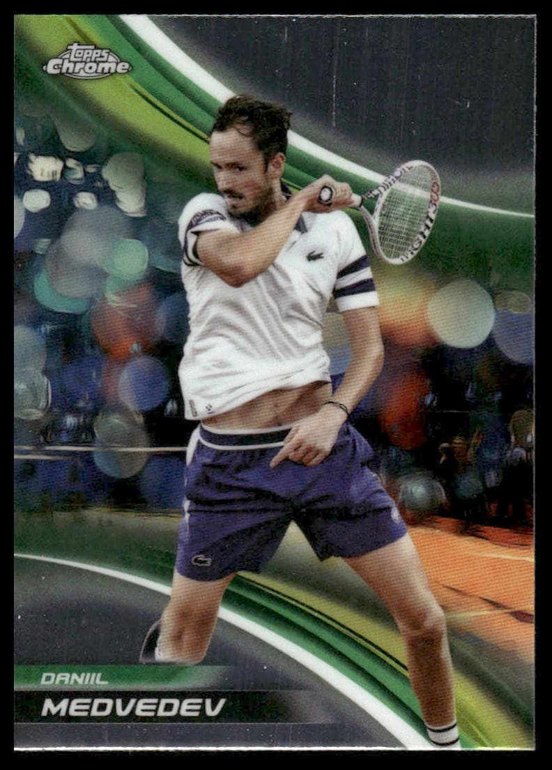 Daniil Medvedev trading card