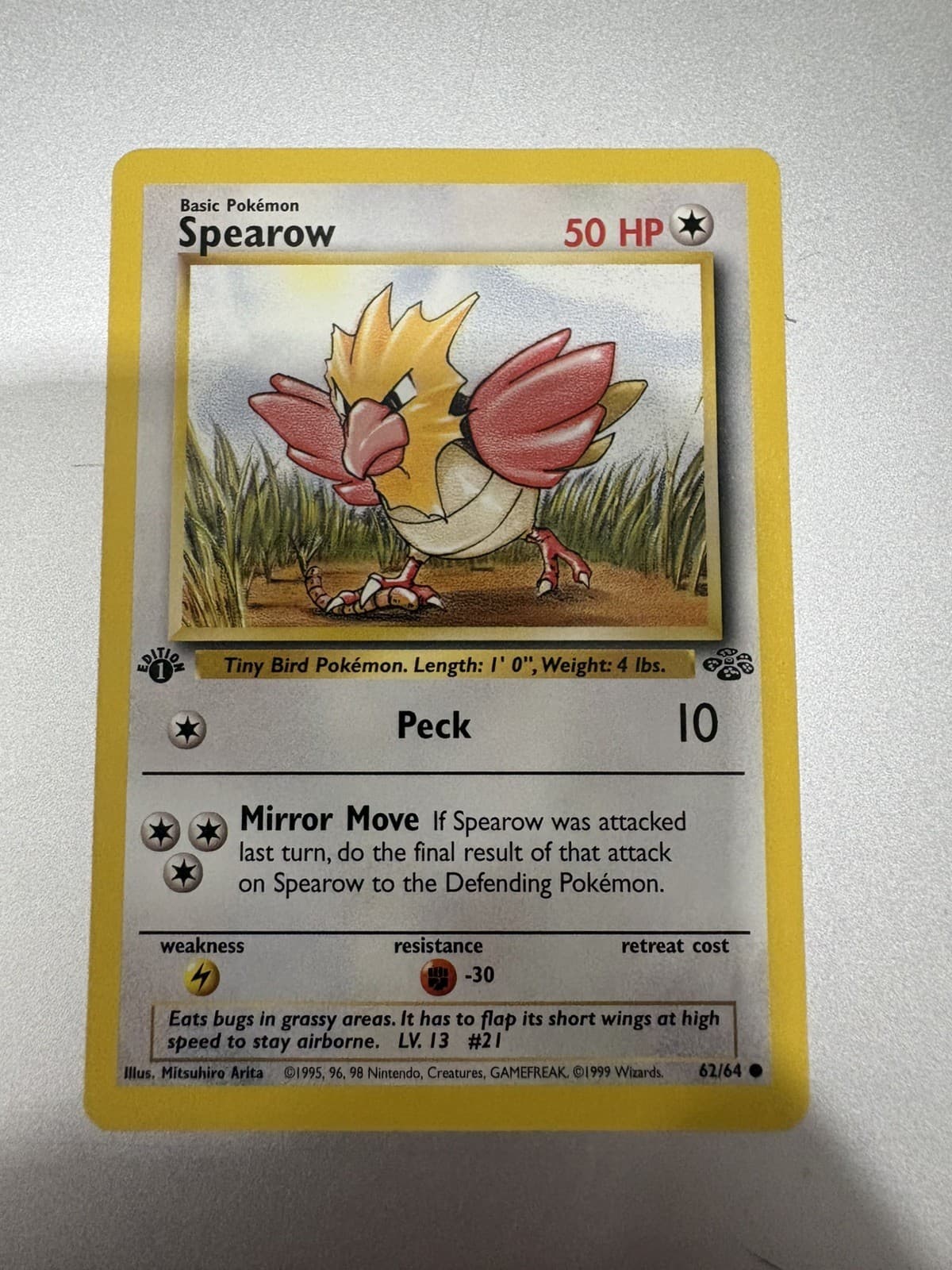 Spearow 1999 Pokemon Jungle