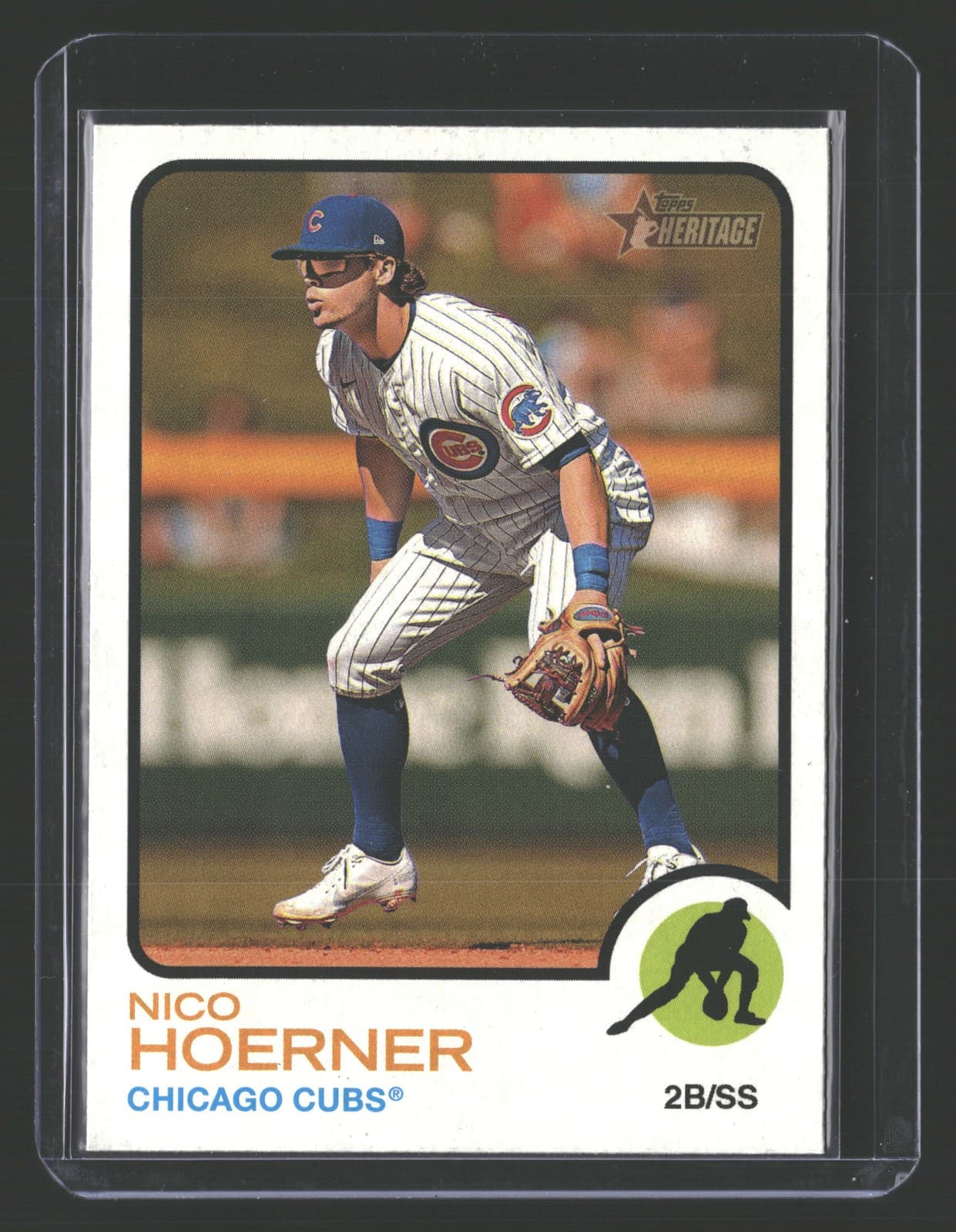 Nico Hoerner 2022 topps Topps Heritage