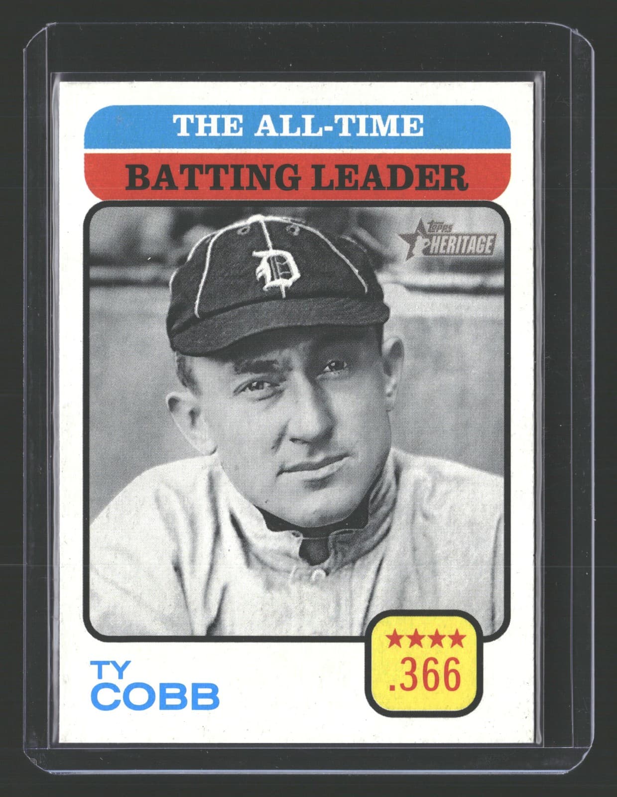 Ty Cobb trading card