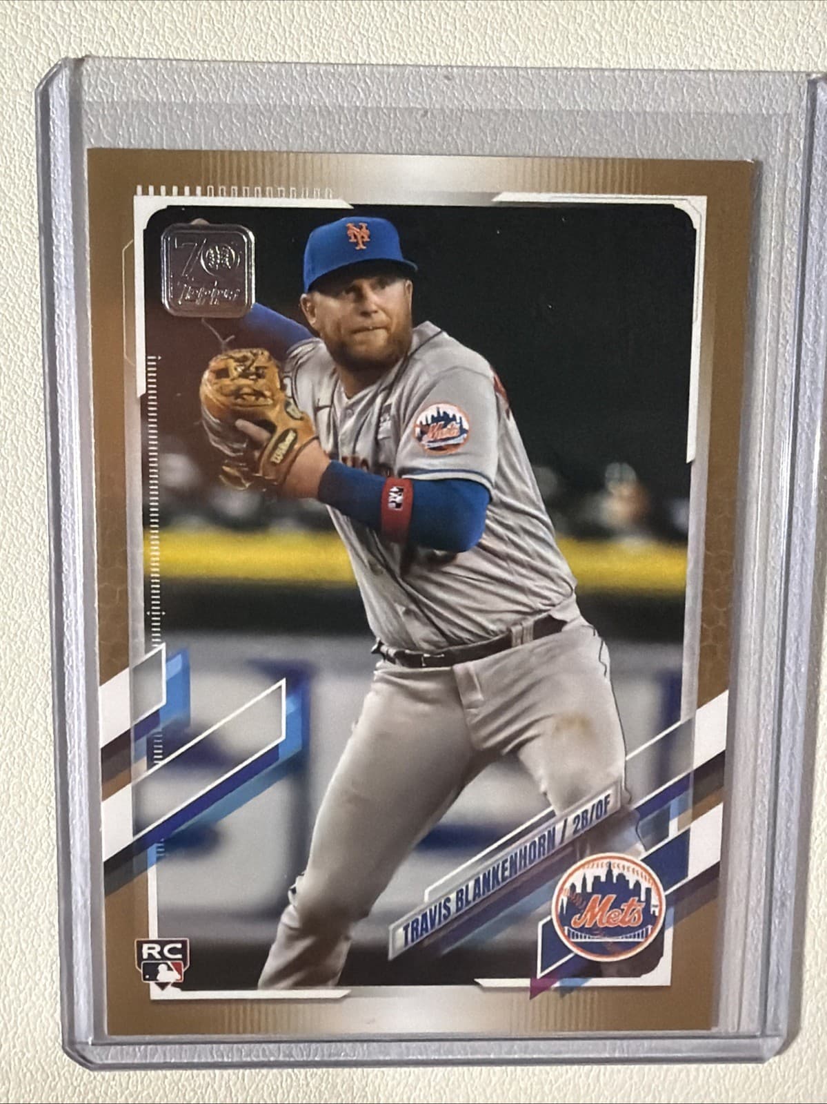Travis Blankenhorn trading card