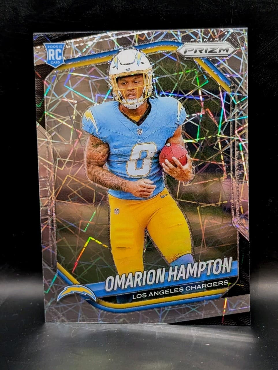 Omarion Hampton trading card