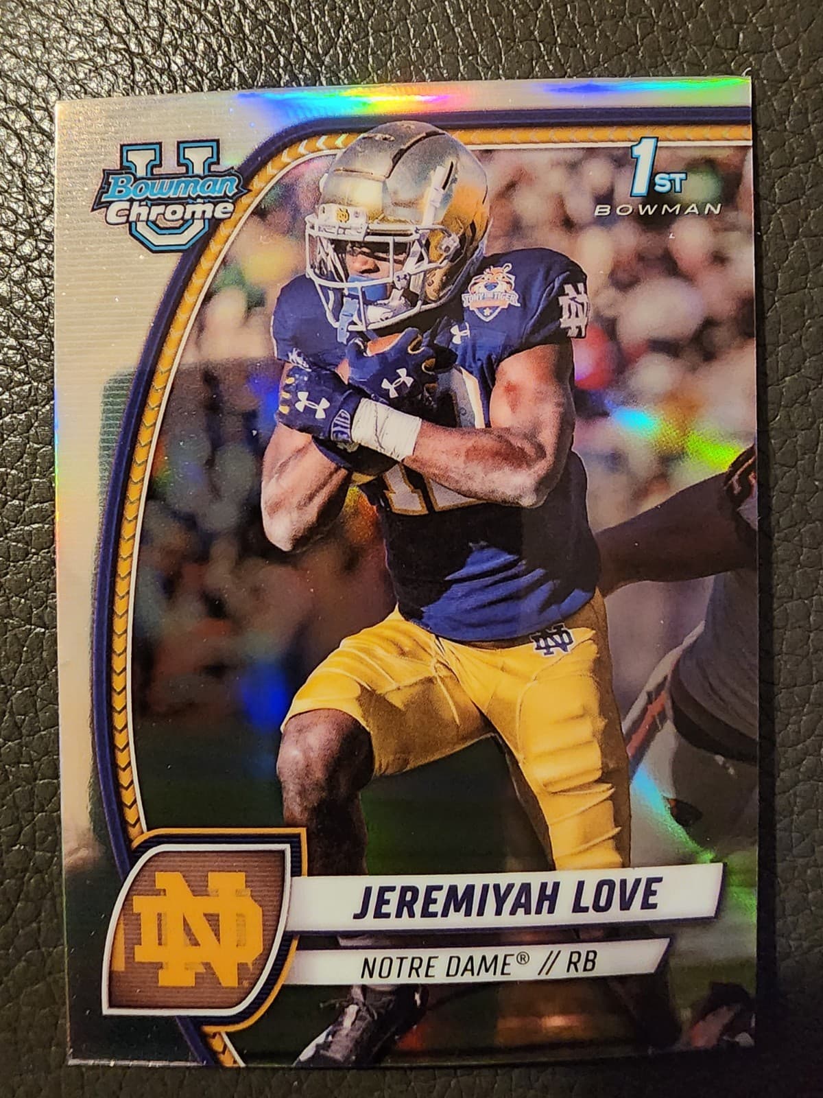 Jeremiyah Love trading card