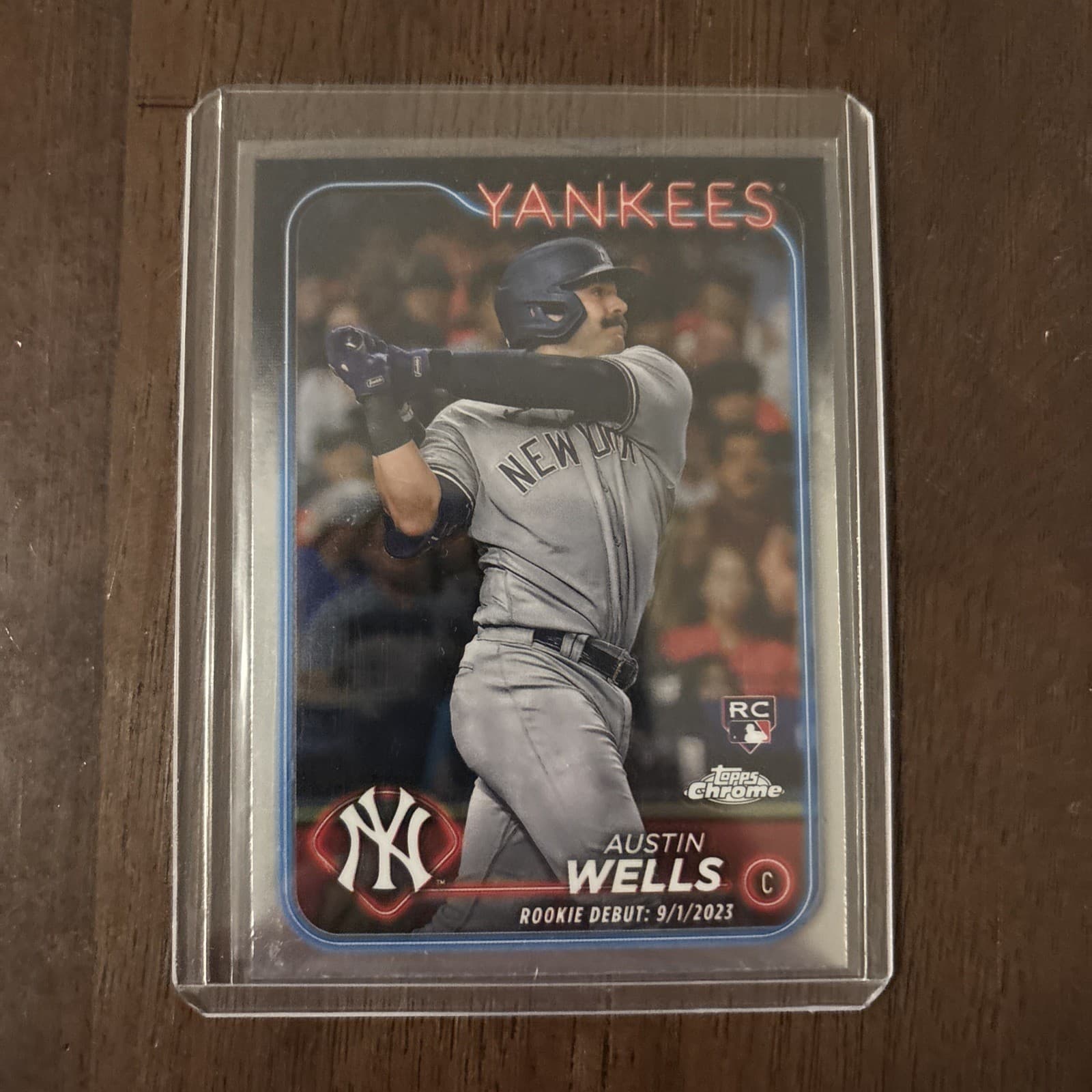 Austin Wells 2024 topps Topps Chrome Update