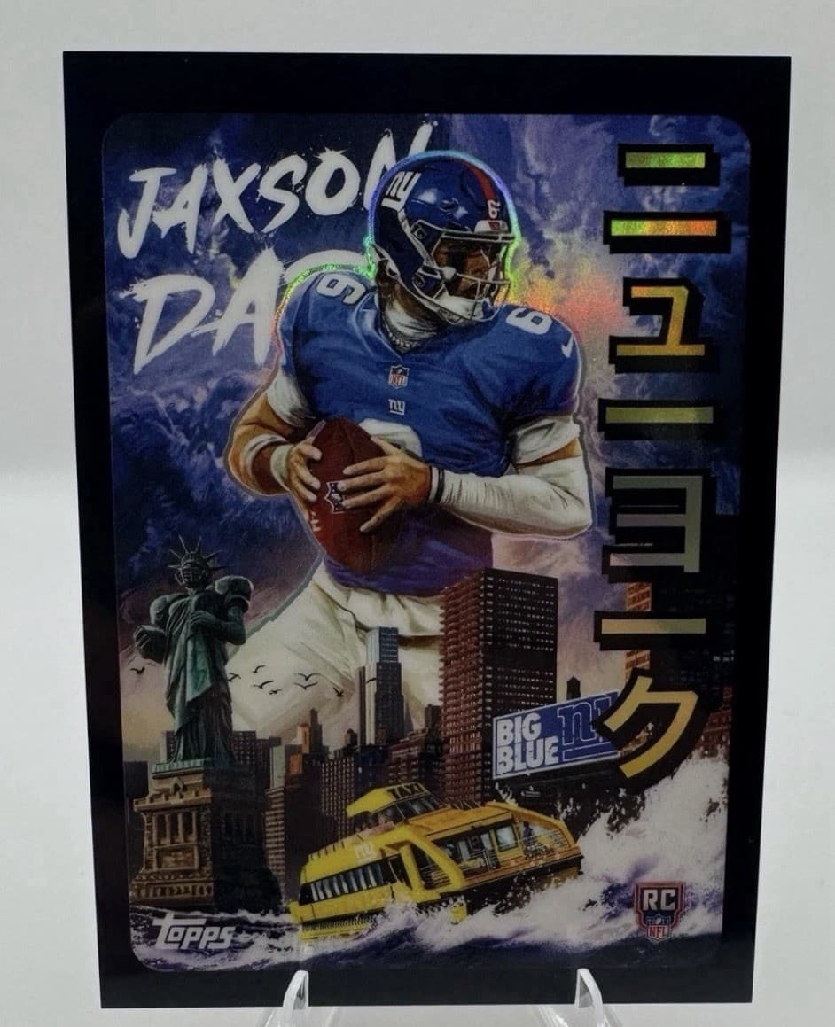 Jaxson Dart 2025 topps Topps Chrome Kaiju