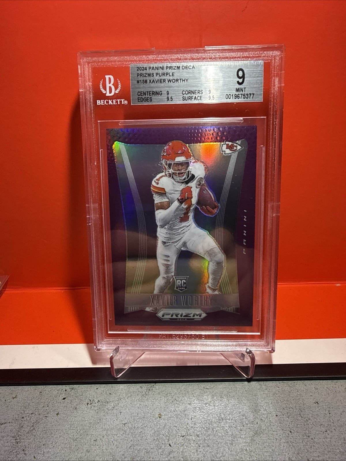 Xavier Worthy 2024 panini Panini Prizm Deca
