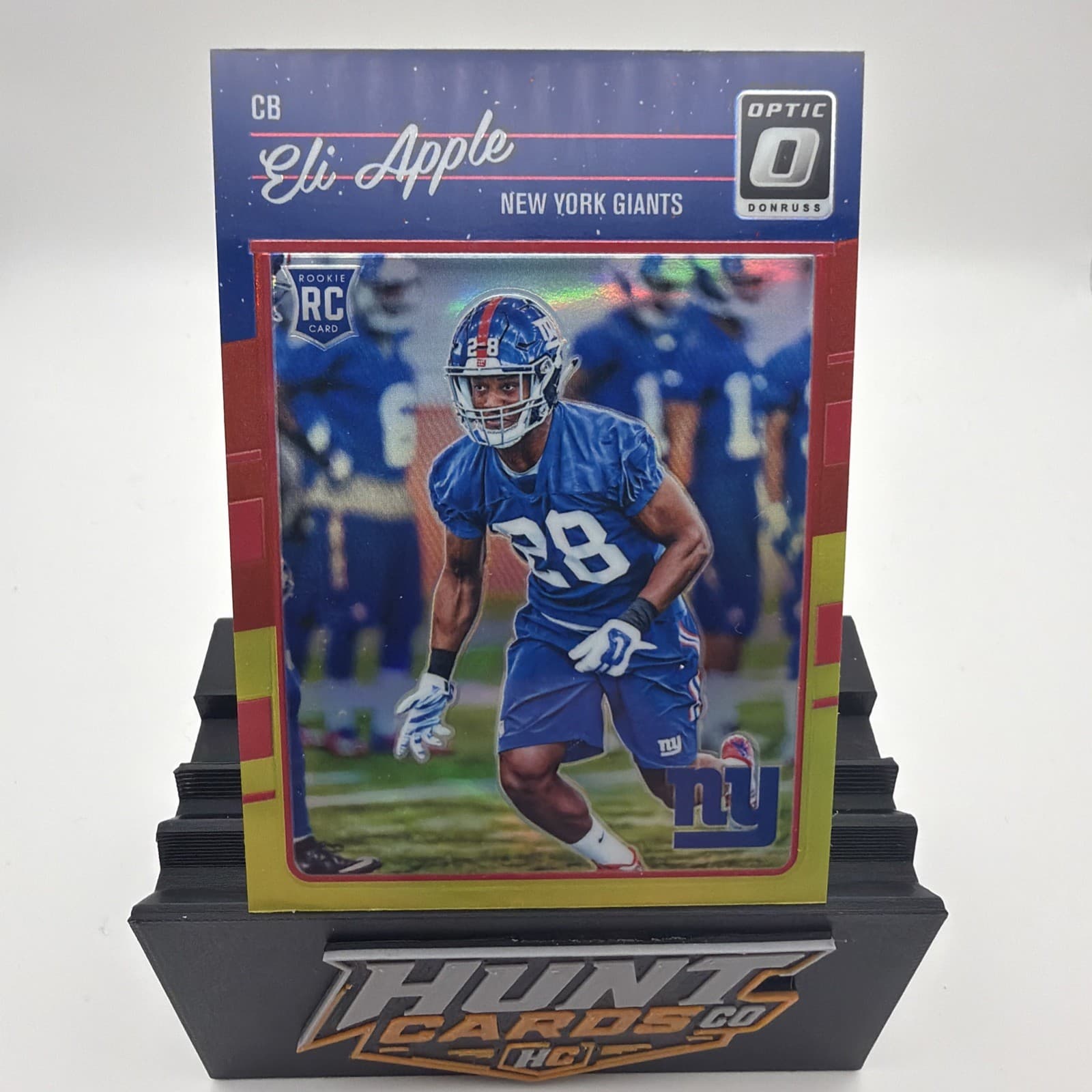 Eli Apple trading card