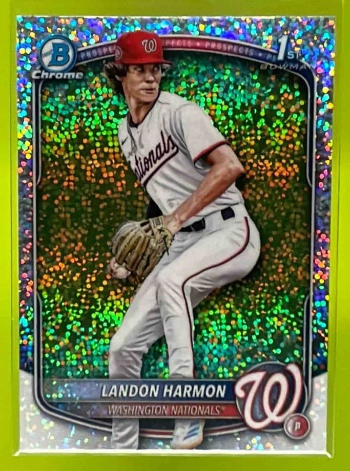Landon Harmon trading card