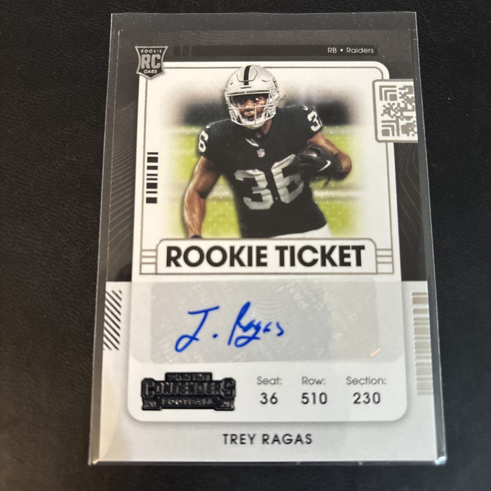 Trey Ragas trading card