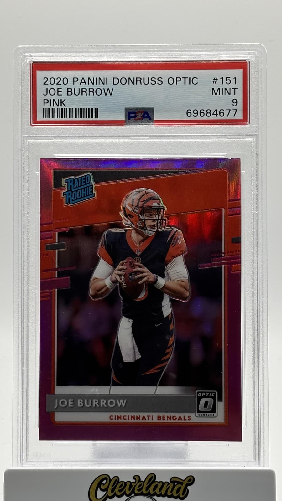 Joe Burrow 2020 panini Donruss Optic