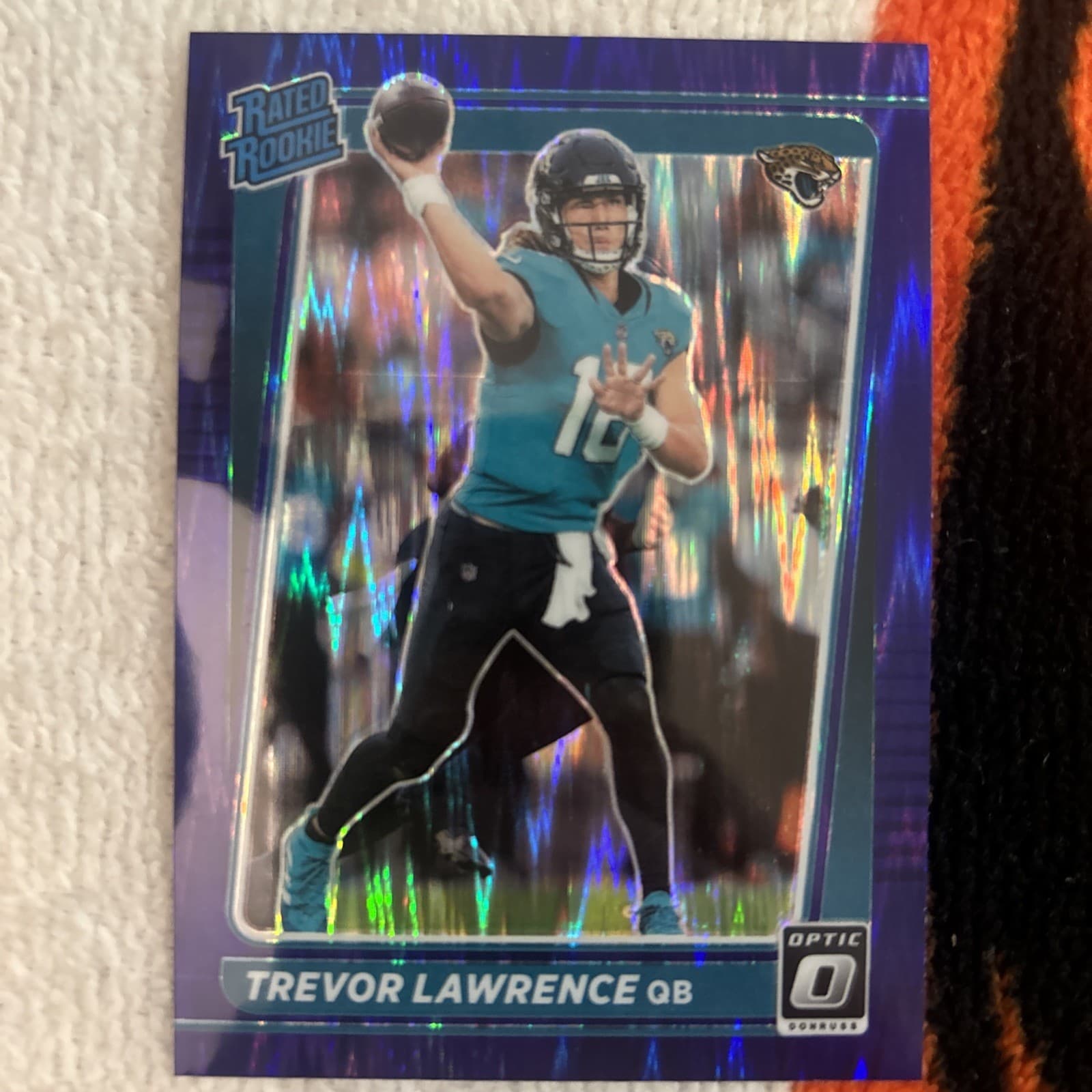 Trevor Lawrence 2021 panini Donruss Optic