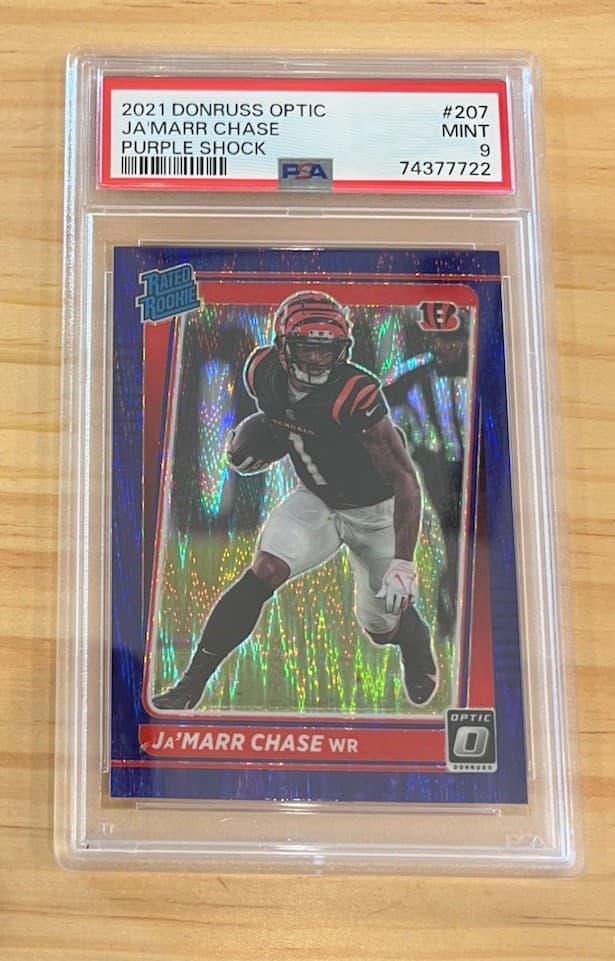 Ja'Marr Chase 2021 panini Donruss Optic