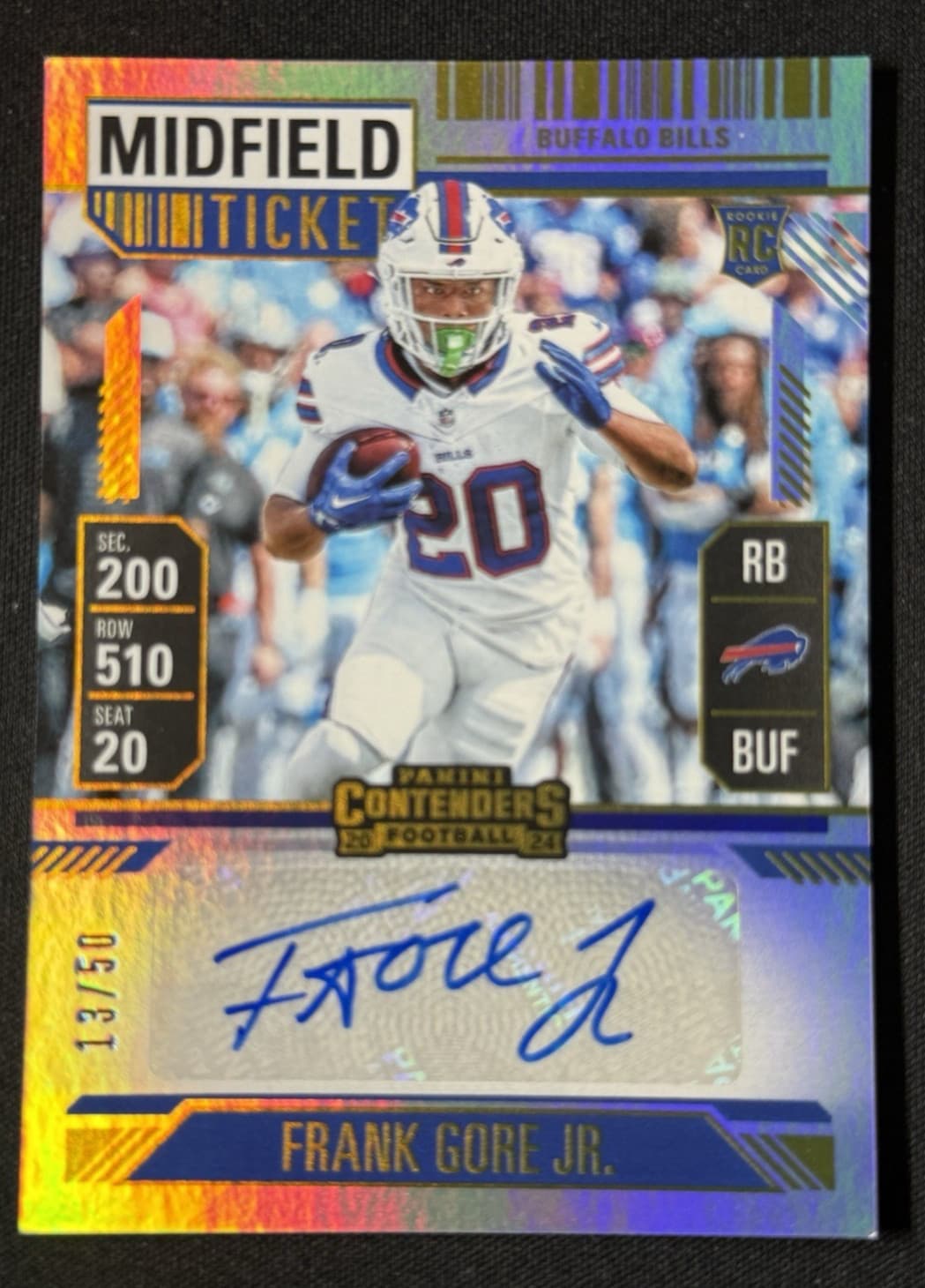 Frank Gore Jr trading card