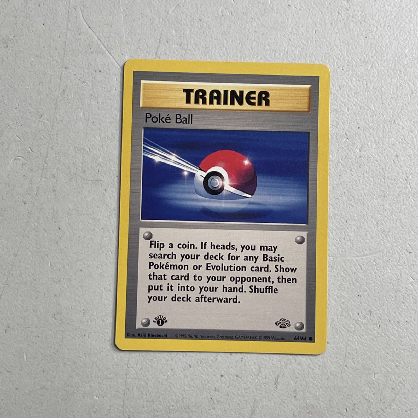 Poké Ball trading card