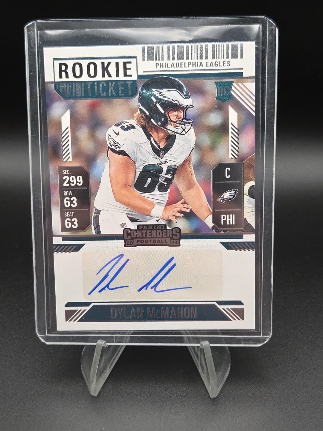Dylan McMahon trading card