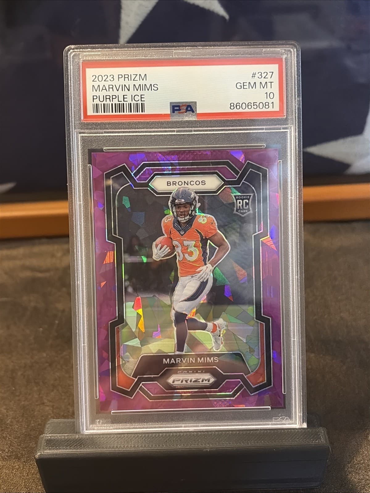 Marvin Mims Jr. trading card