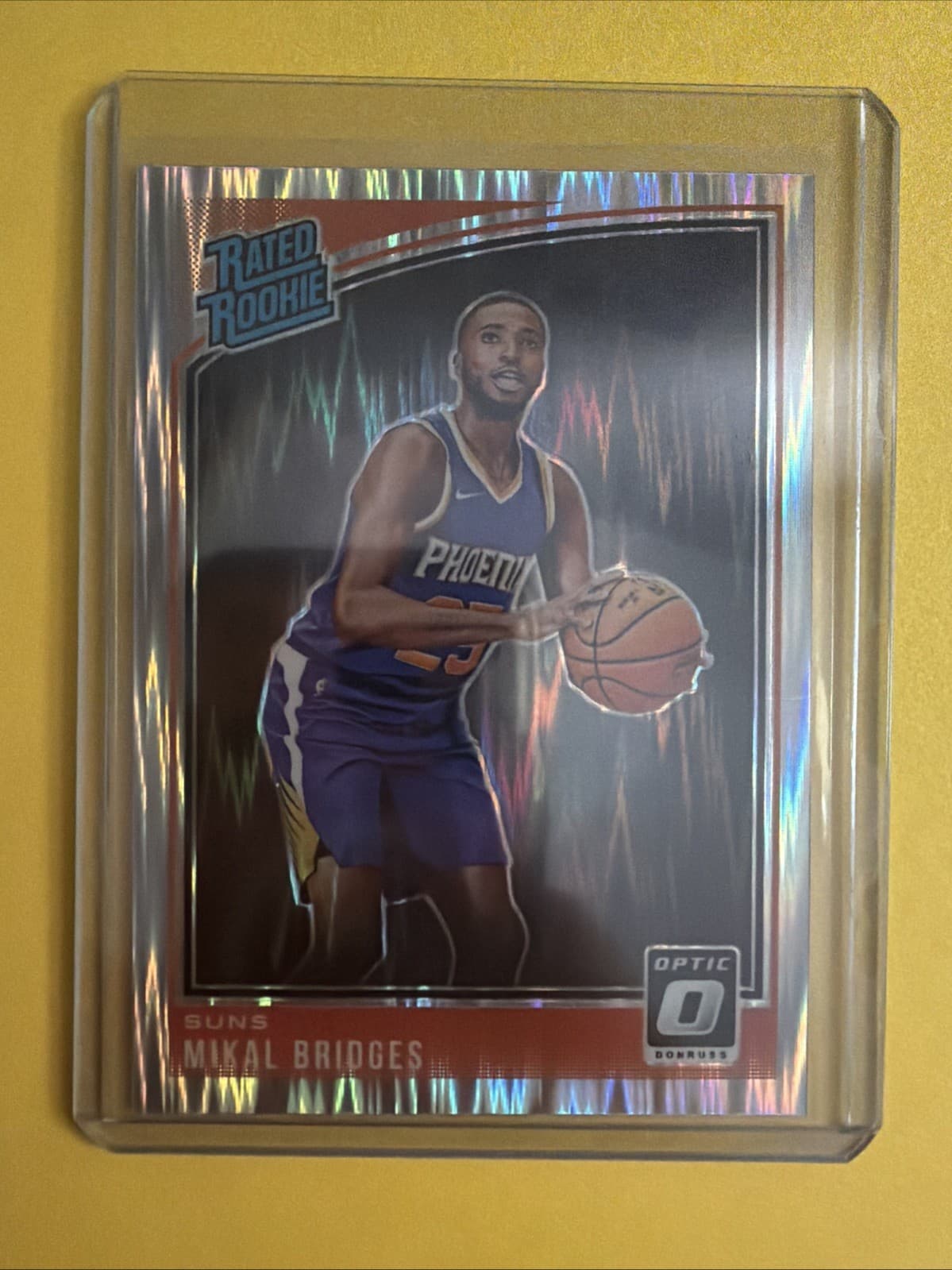 Mikal Bridges trading card