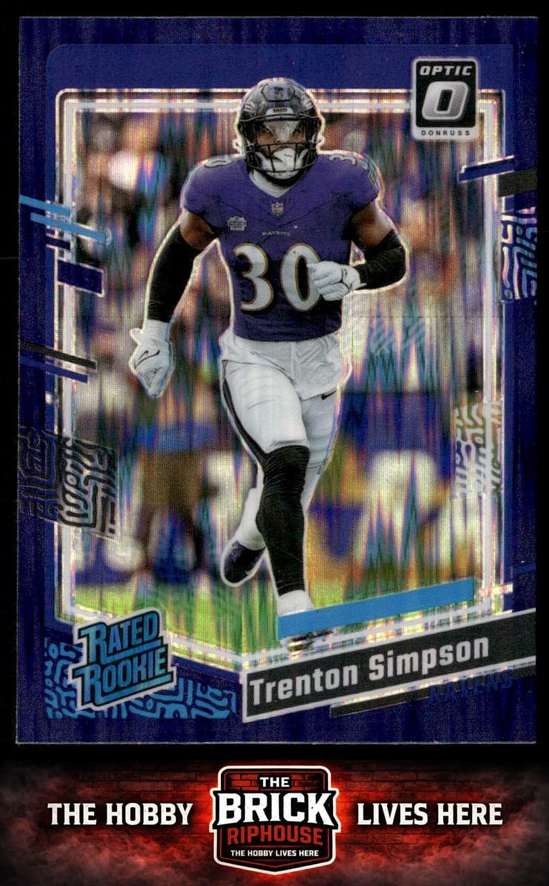 Trenton Simpson trading card