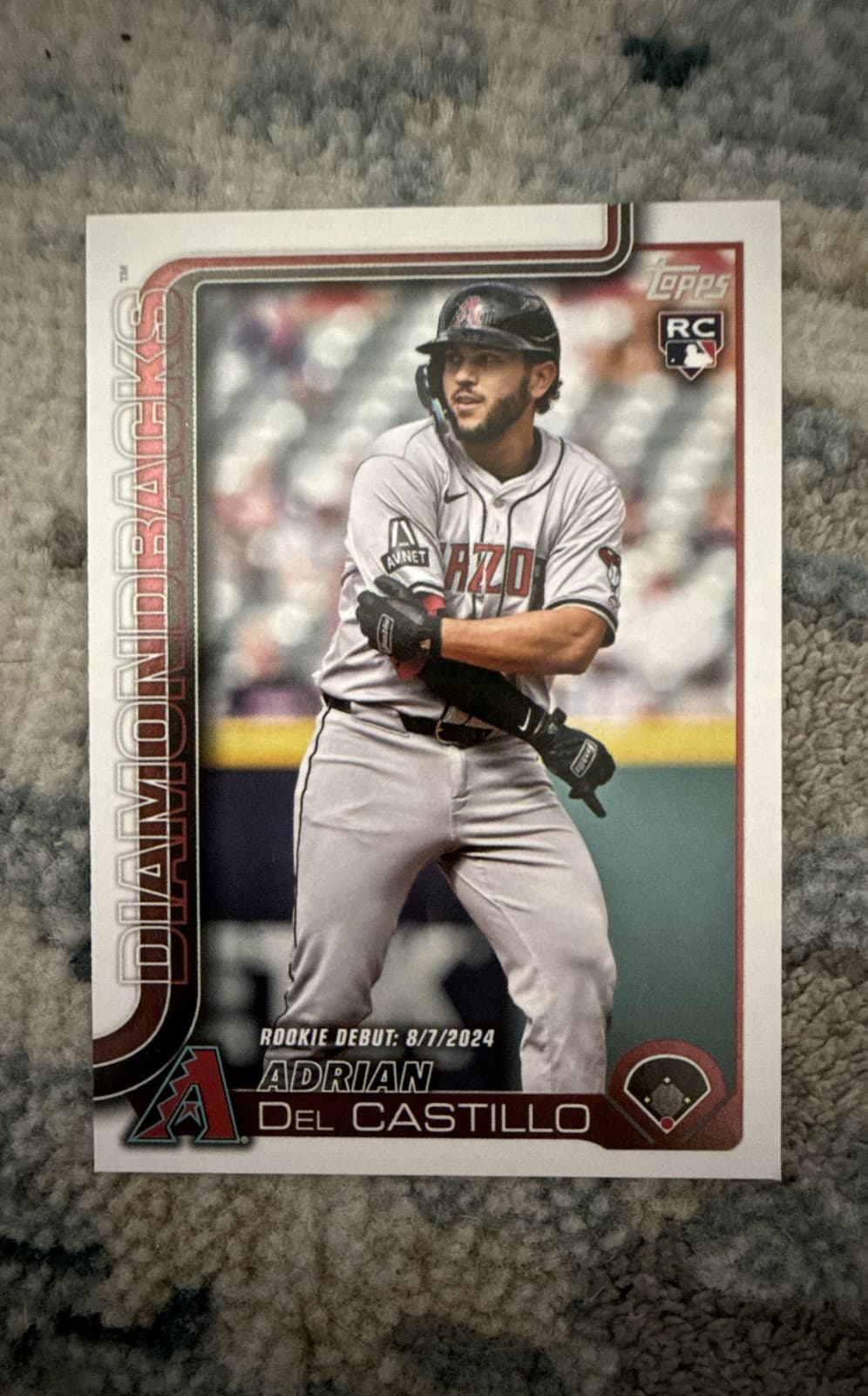 Adrian Del Castillo trading card