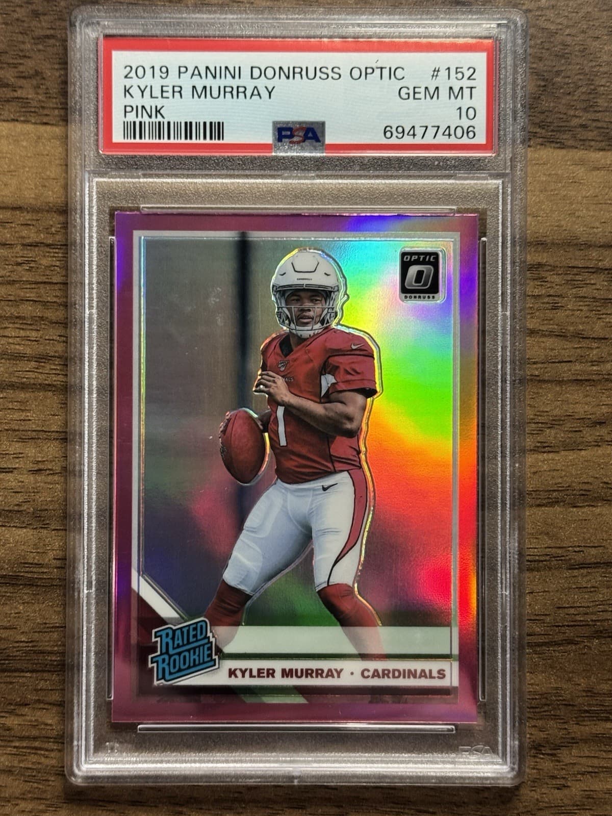 Kyler Murray trading card