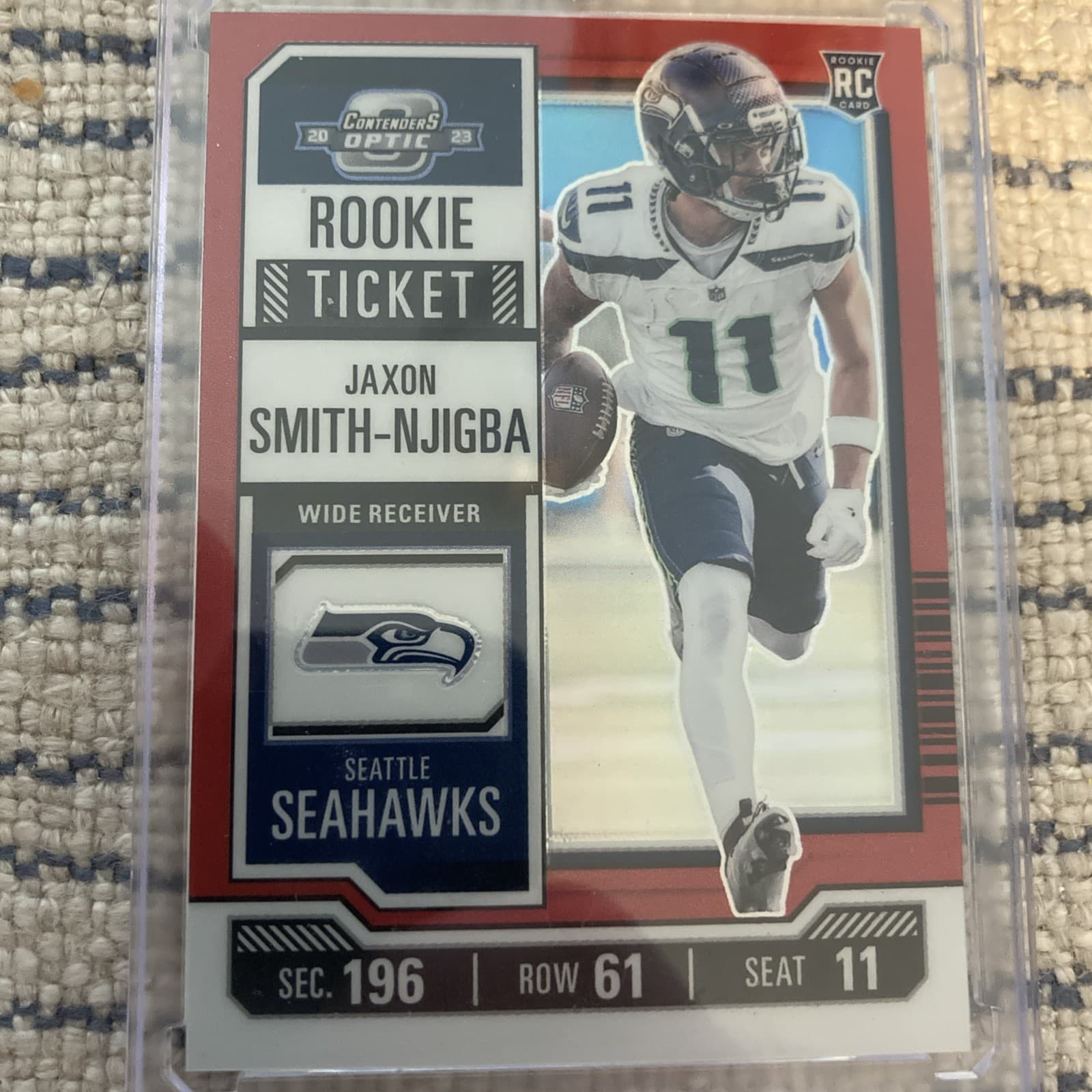 Jaxon Smith-Njigba /Jaxon Smith-Njigba /Jaxon Smith-Njigba /Jaxon Smith-Njigba 2023 panini