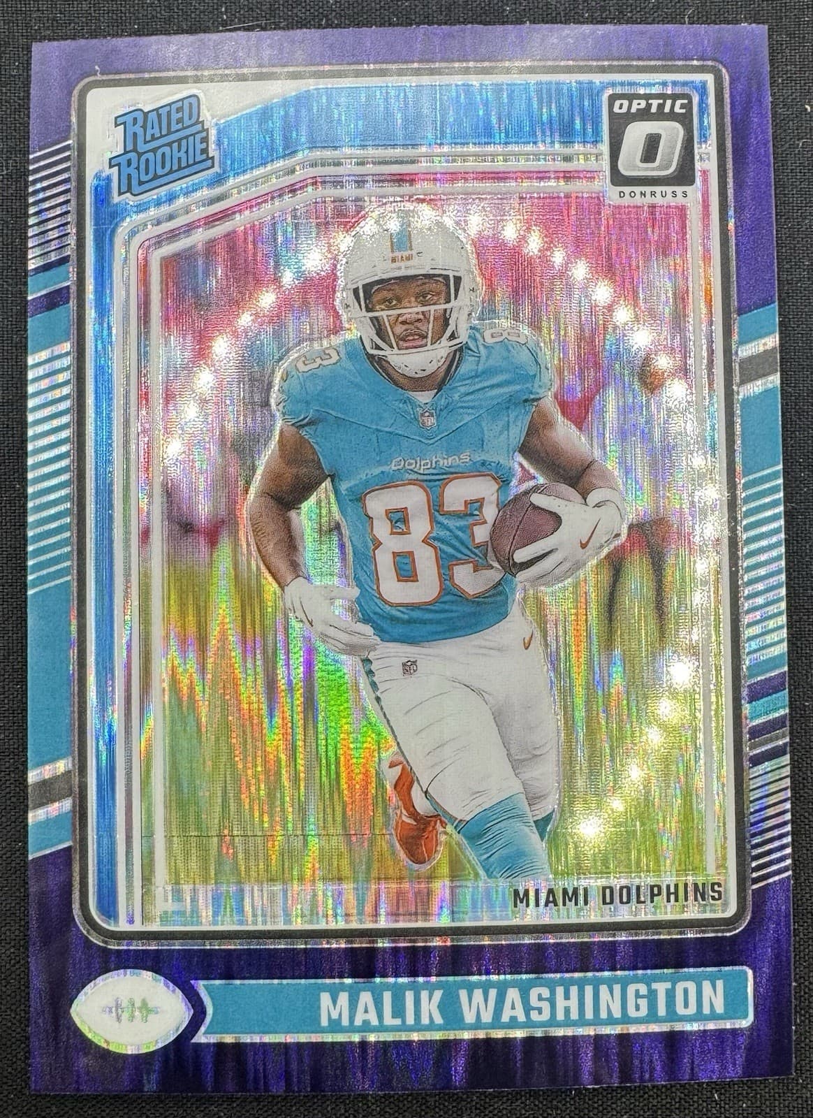 Malik Washington trading card