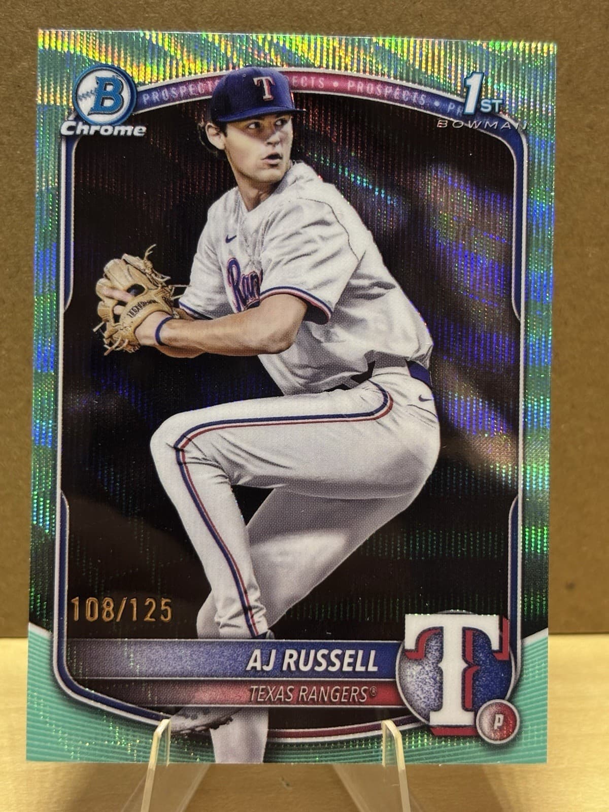 AJ Russell trading card
