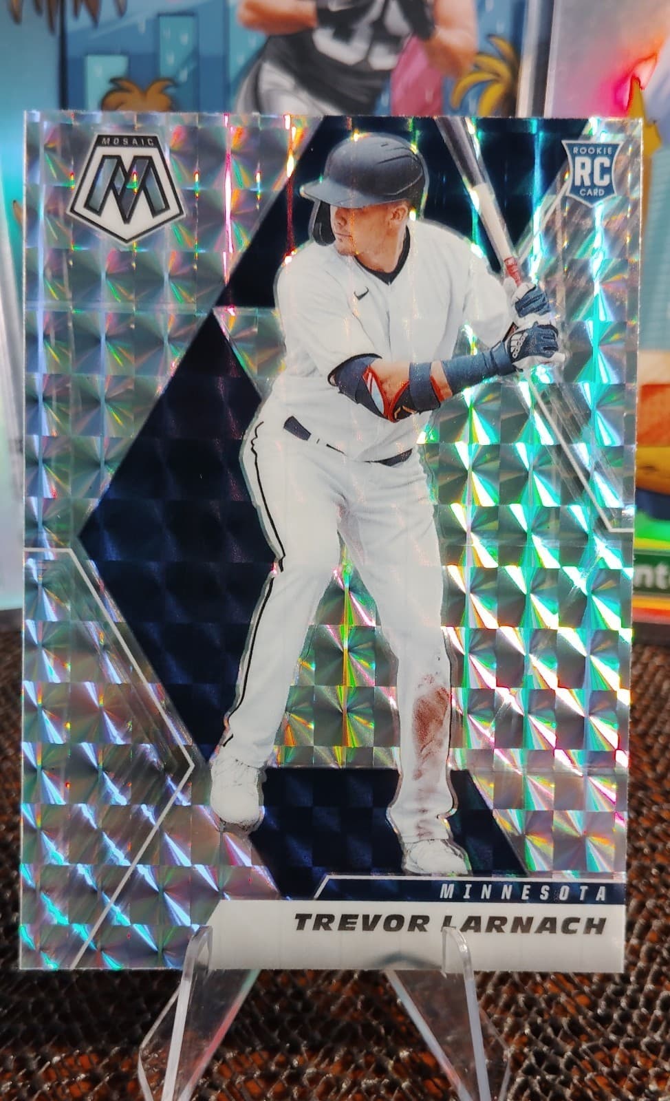 Trevor Larnach 2021 panini Panini Mosaic