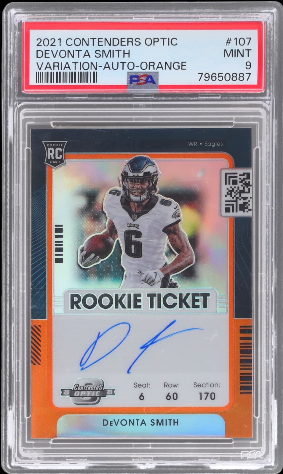 DeVonta Smith 2021 panini