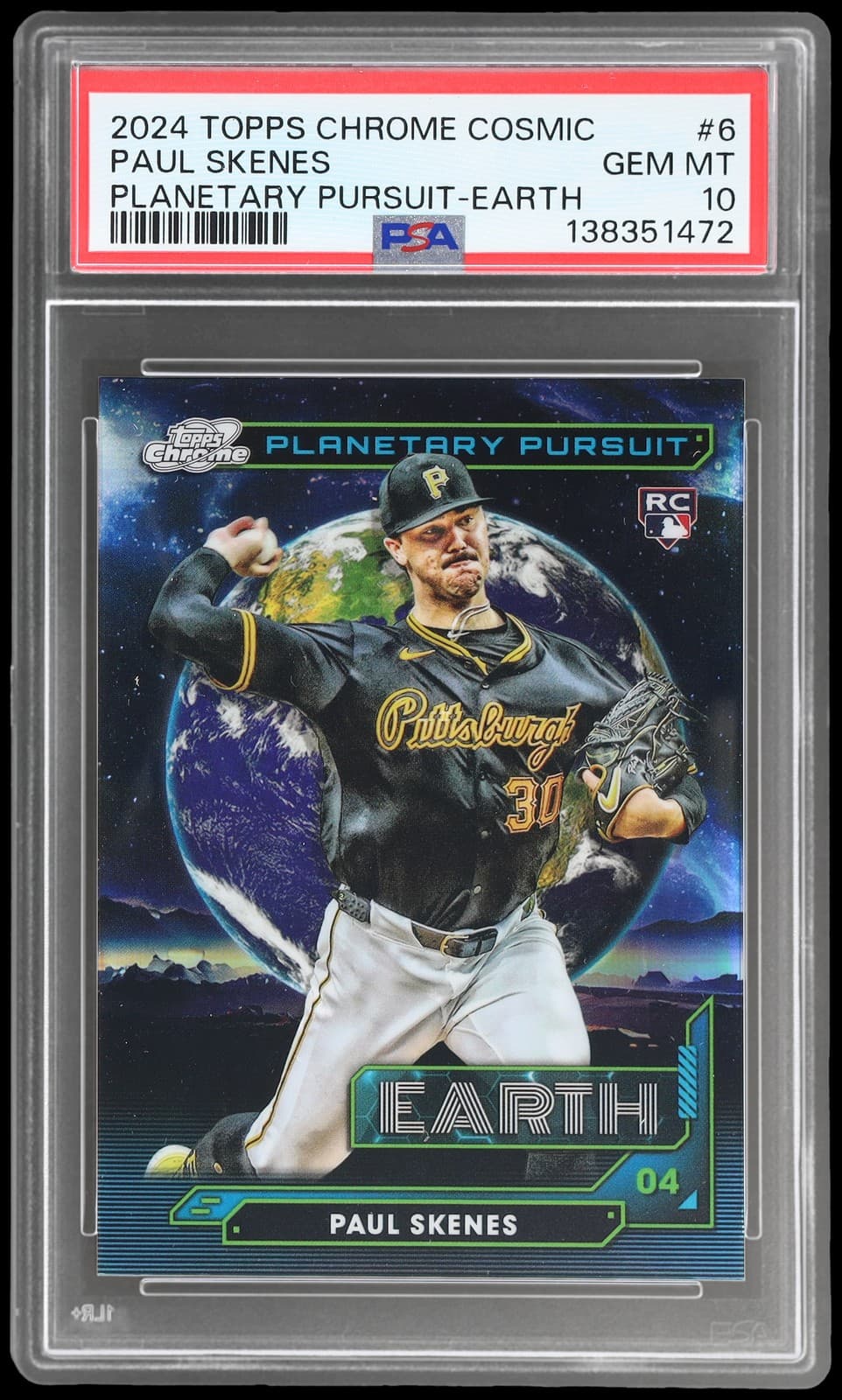 Paul Skenes 2024 topps Topps Cosmic Chrome
