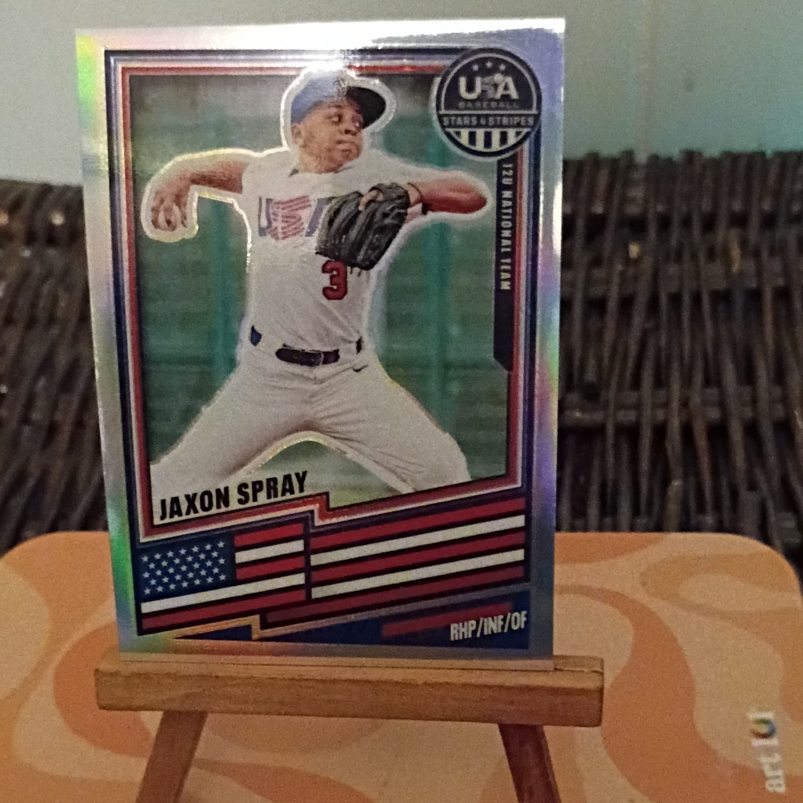 Jaxon Spray trading card
