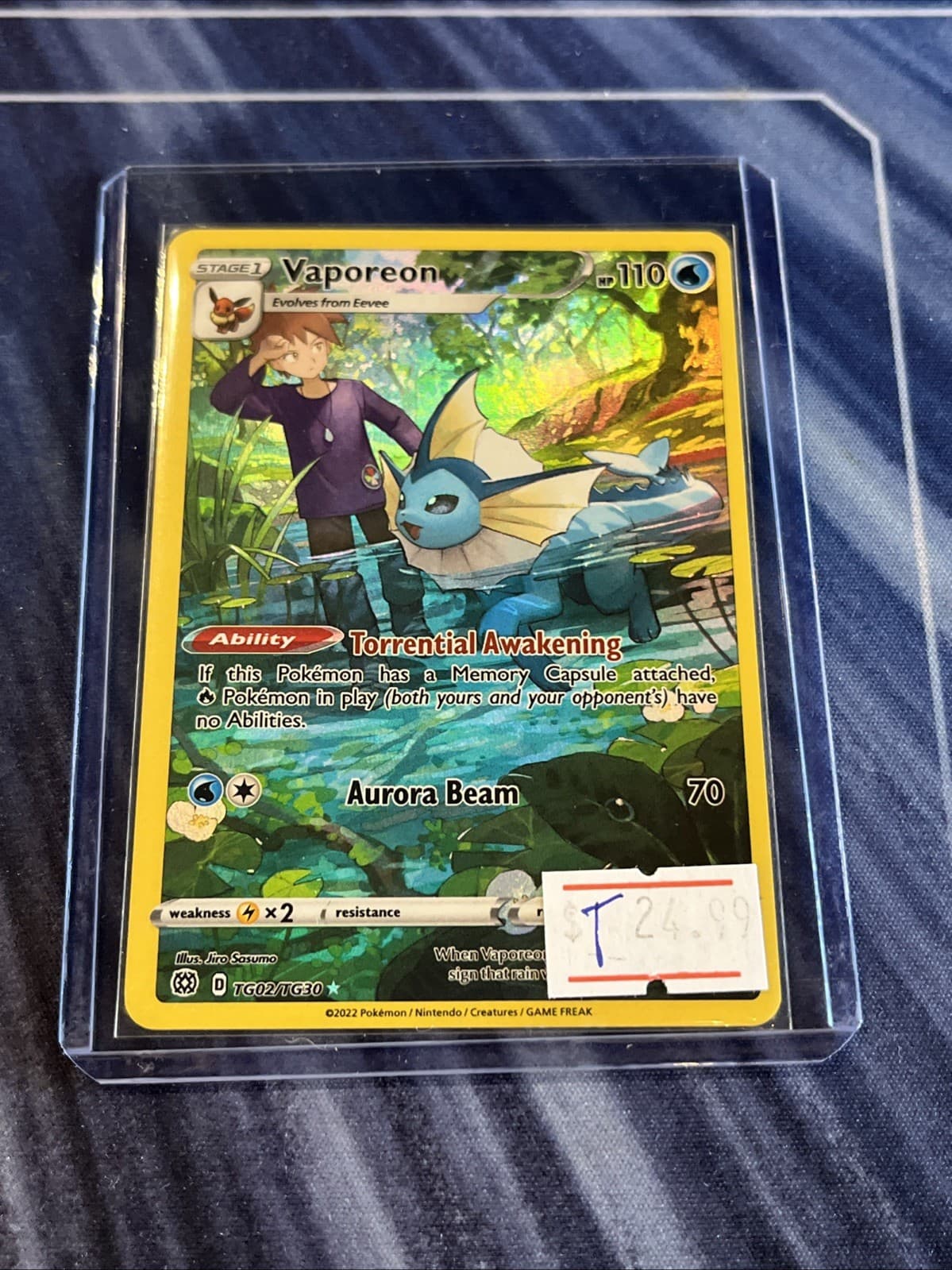 Vaporeon 2022 Pokemon Brilliant Stars