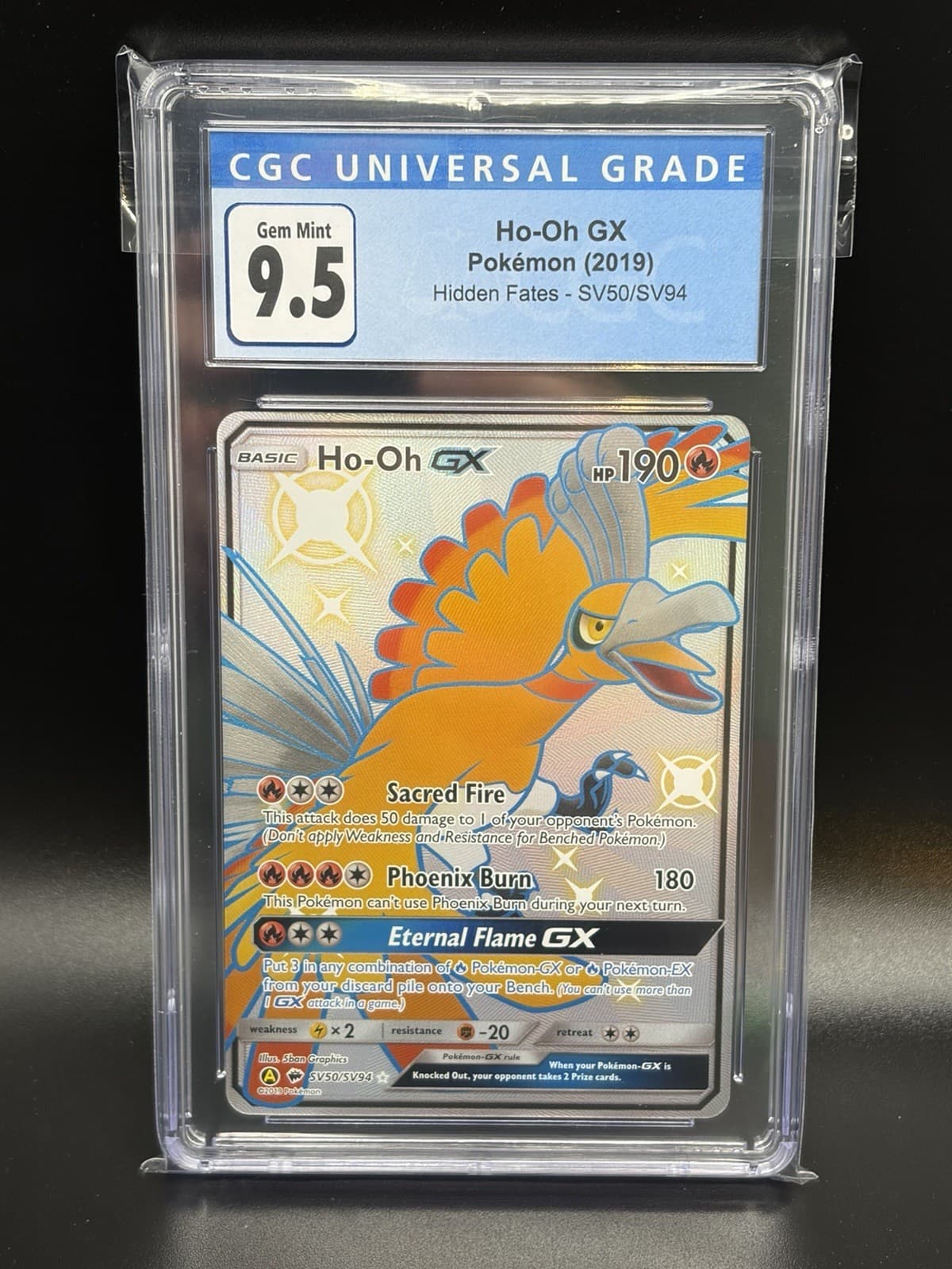 Ho-Oh GX 2019 Pokemon Hidden Fates