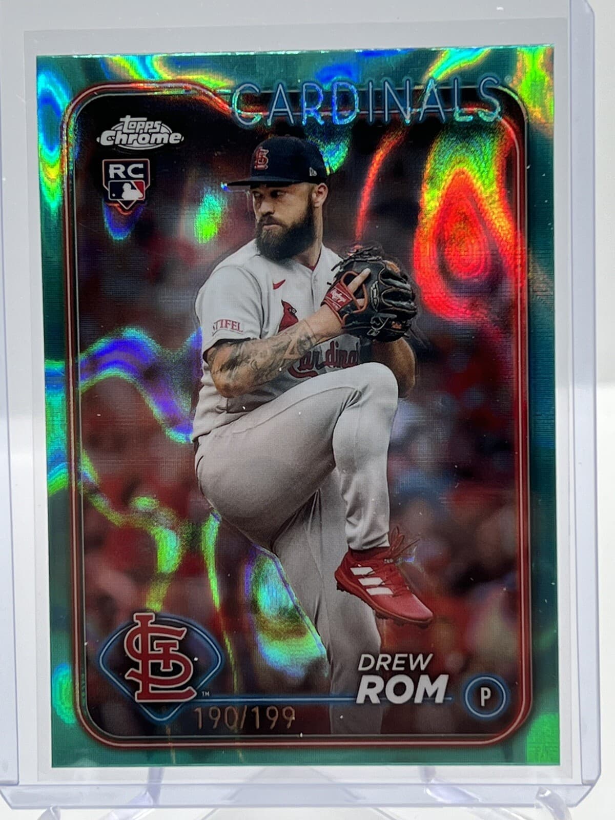 Drew Rom trading card