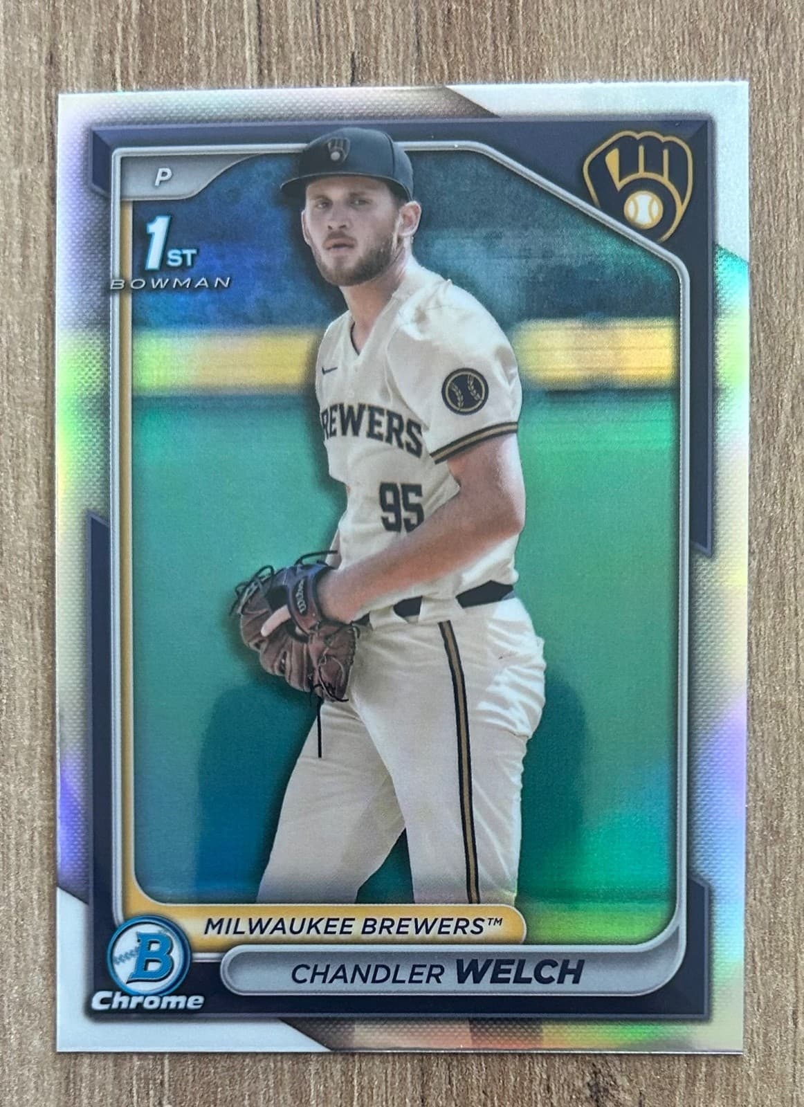 Chandler Welch trading card