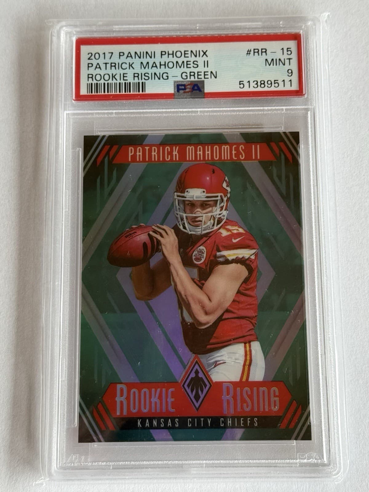 Patrick Mahomes II 2017 panini