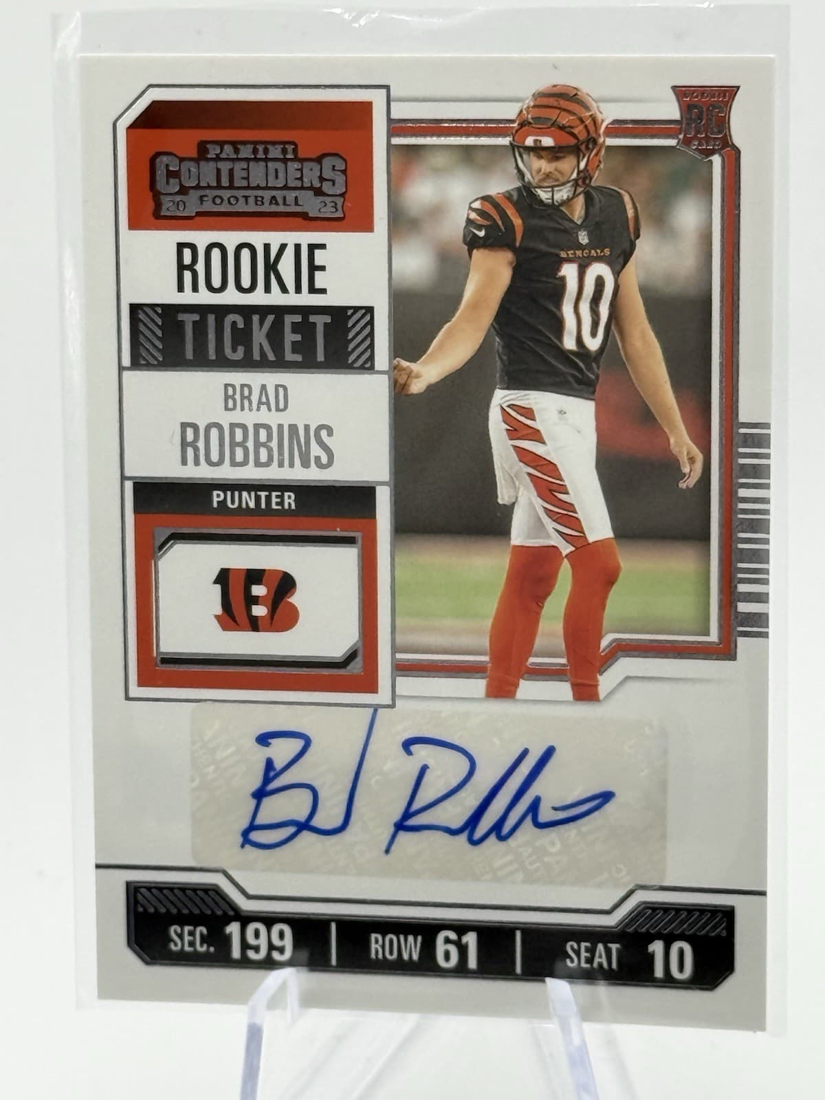 Brad Robbins 2023 panini Panini Contenders