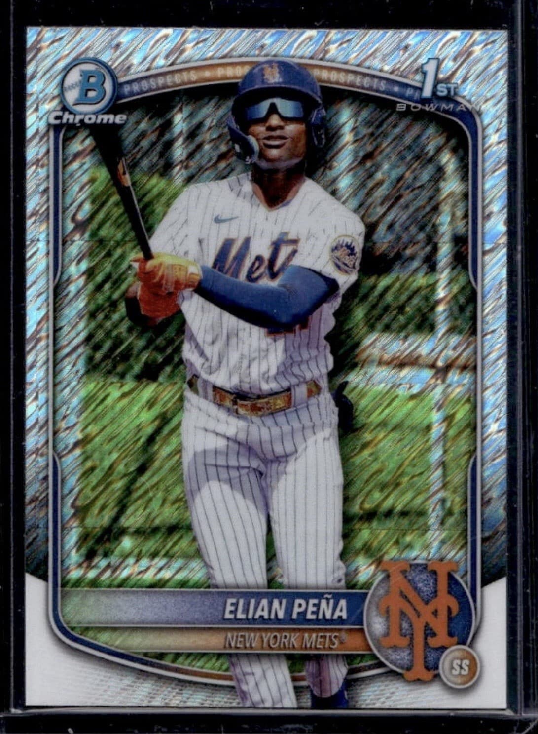Elian Peña trading card