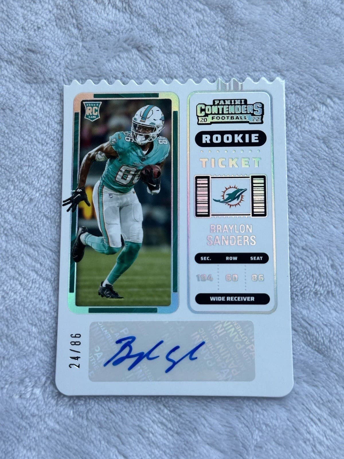 Braylon Sanders trading card