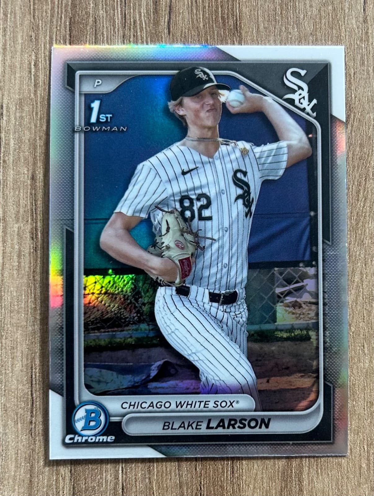 Blake Larson trading card