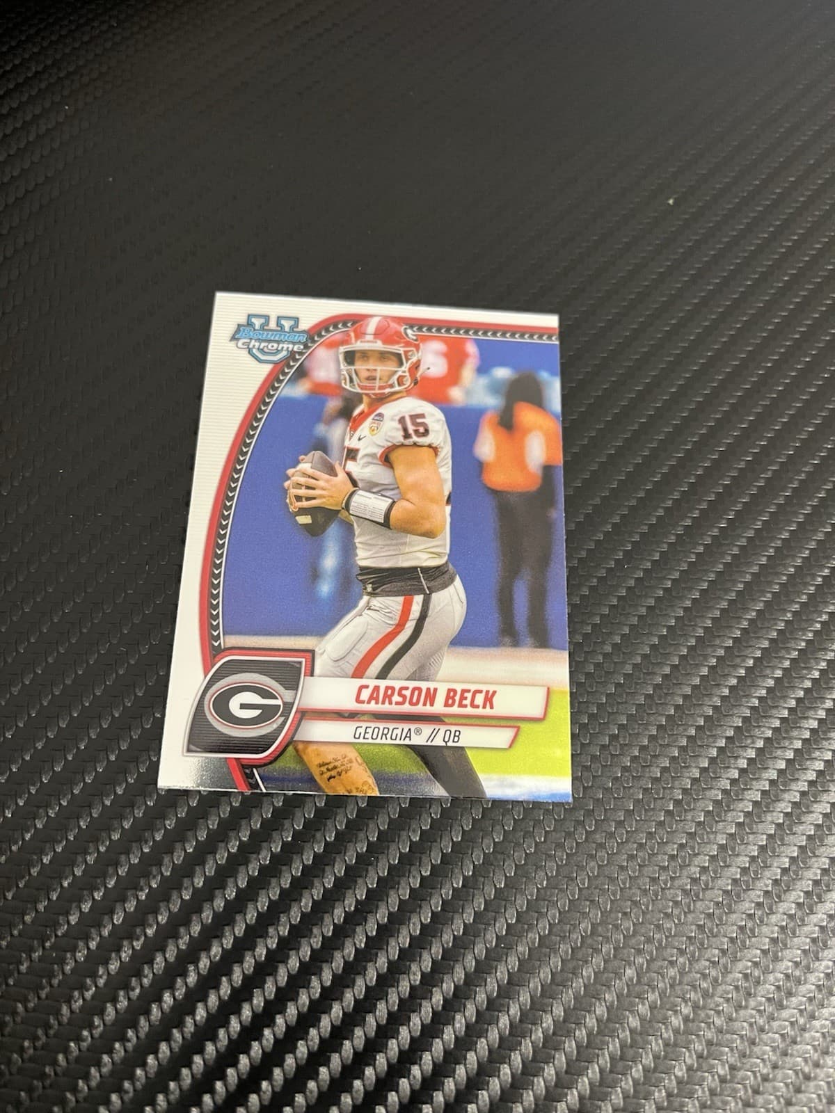 Carson Beck 2024 bowman Bowman University Chrome