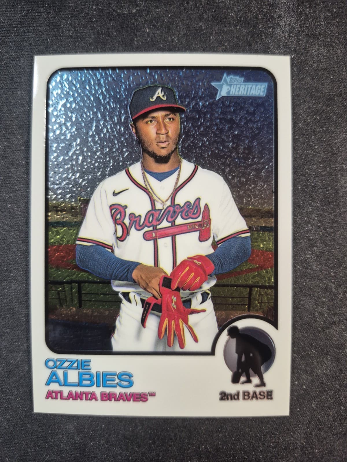 Ozzie Albies 2022 topps Topps Heritage