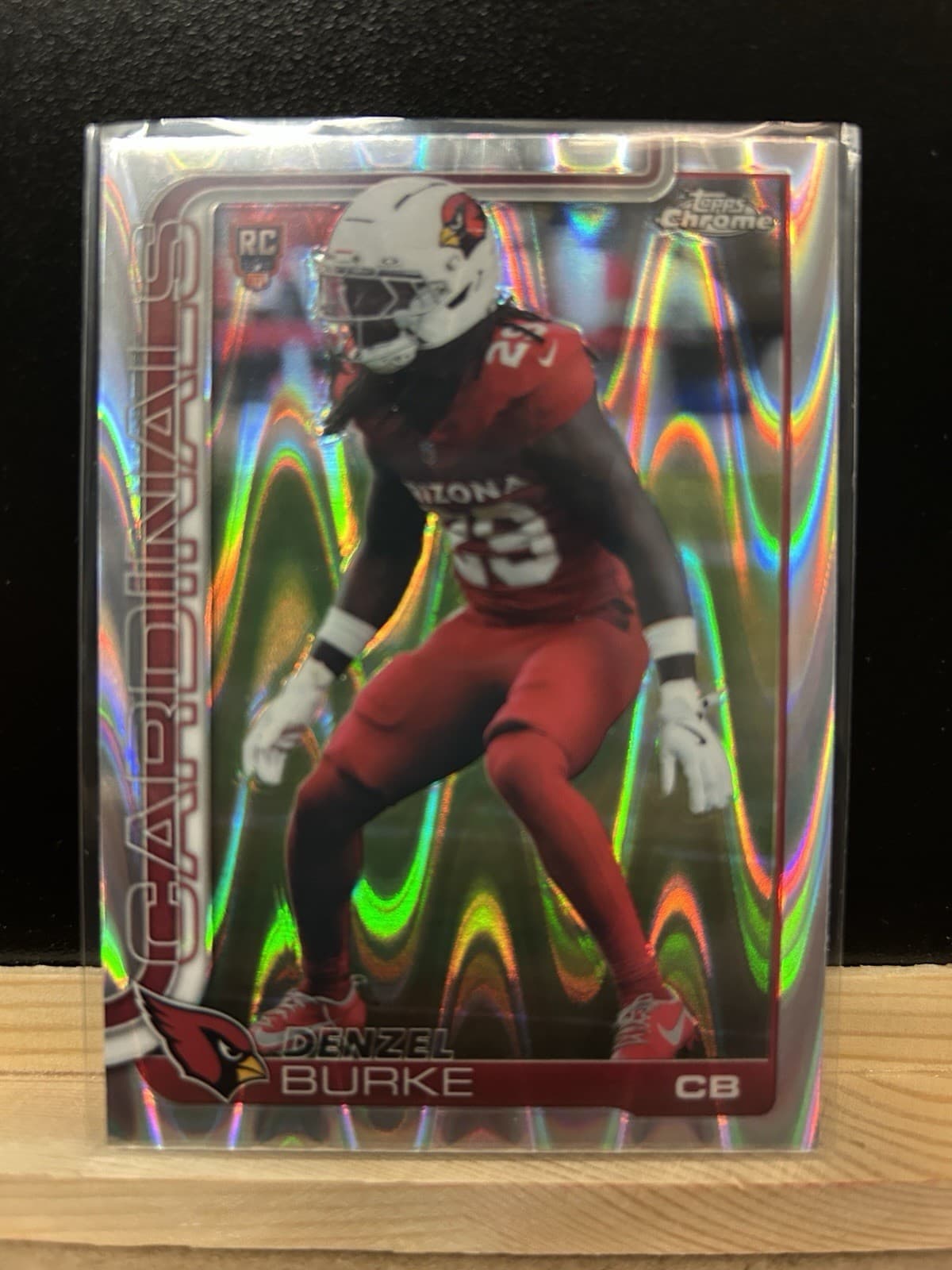 Denzel Burke trading card
