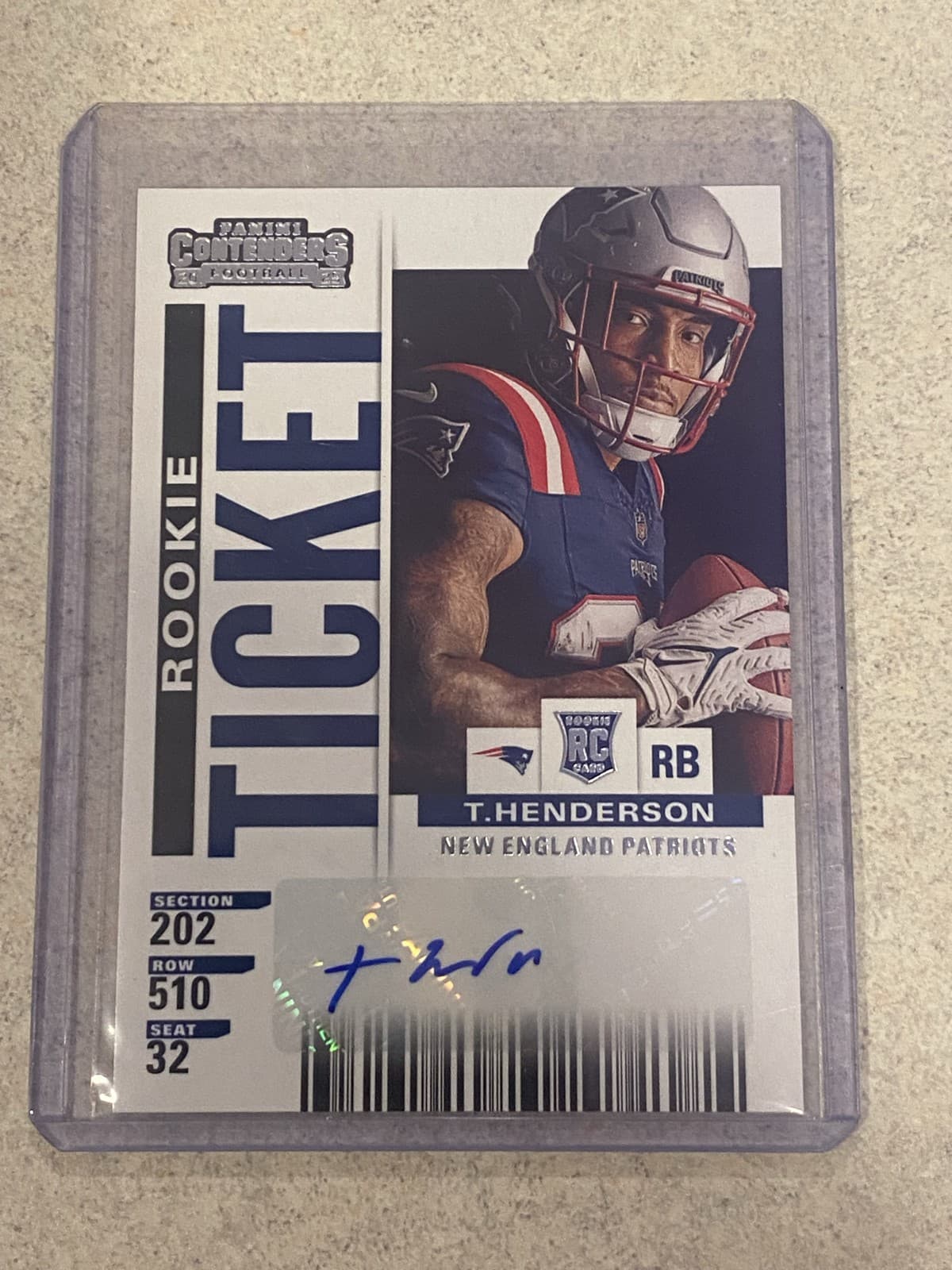TreVeyon Henderson 2025 panini Donruss Elite