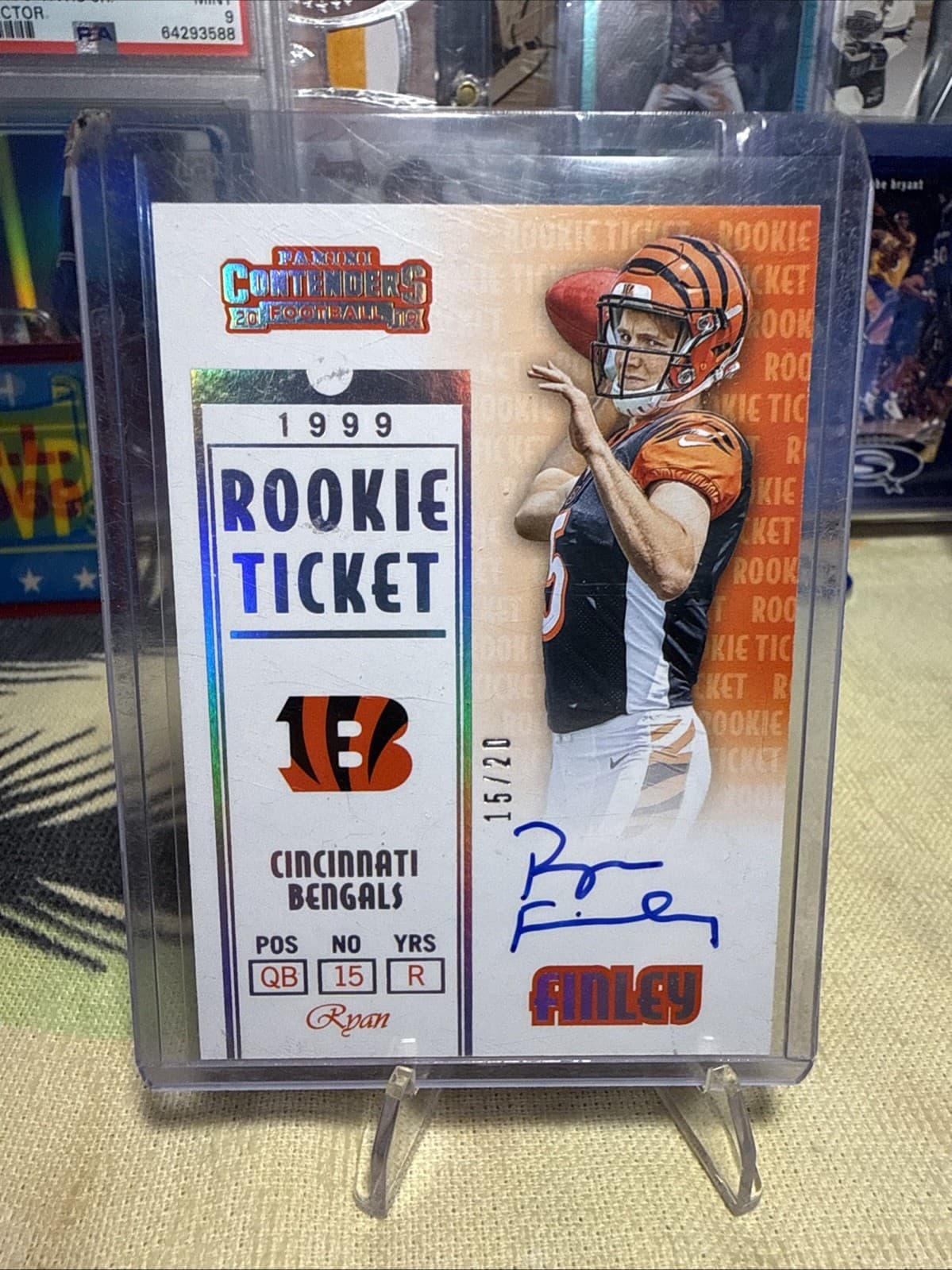 Ryan Finley trading card